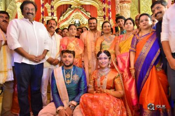 Celebs at Bandla Ganesh Brothers Daughter Ashritha Wedding Photos